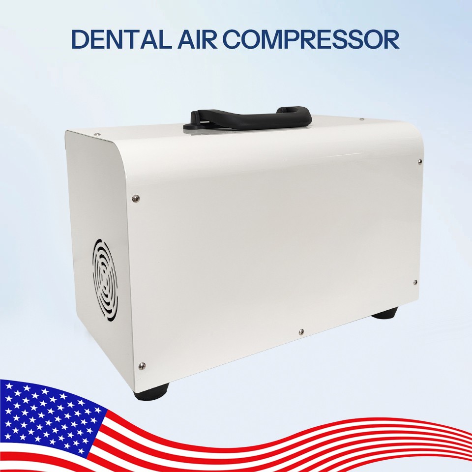 600W Mobile Oil-Free Dental Air Compressor for Dental Delivery Unit Cart/Chair