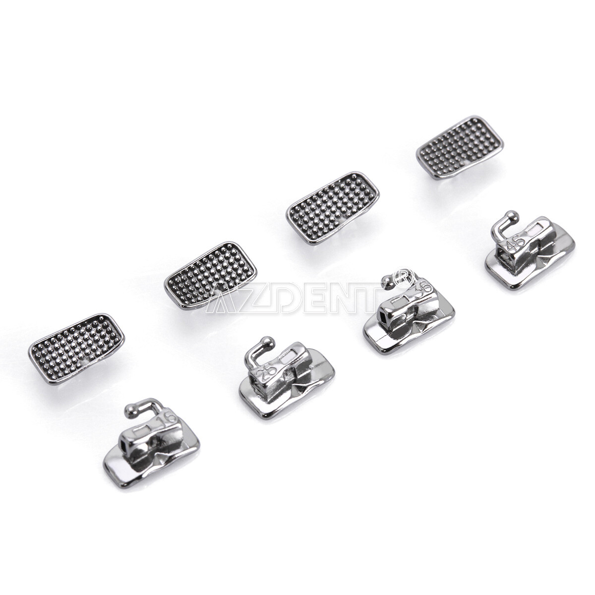 AZDENT Dental Buccal Tube 1st/2nd Molar MBT/Roth 022 Bondable Monoblock Non-Conv