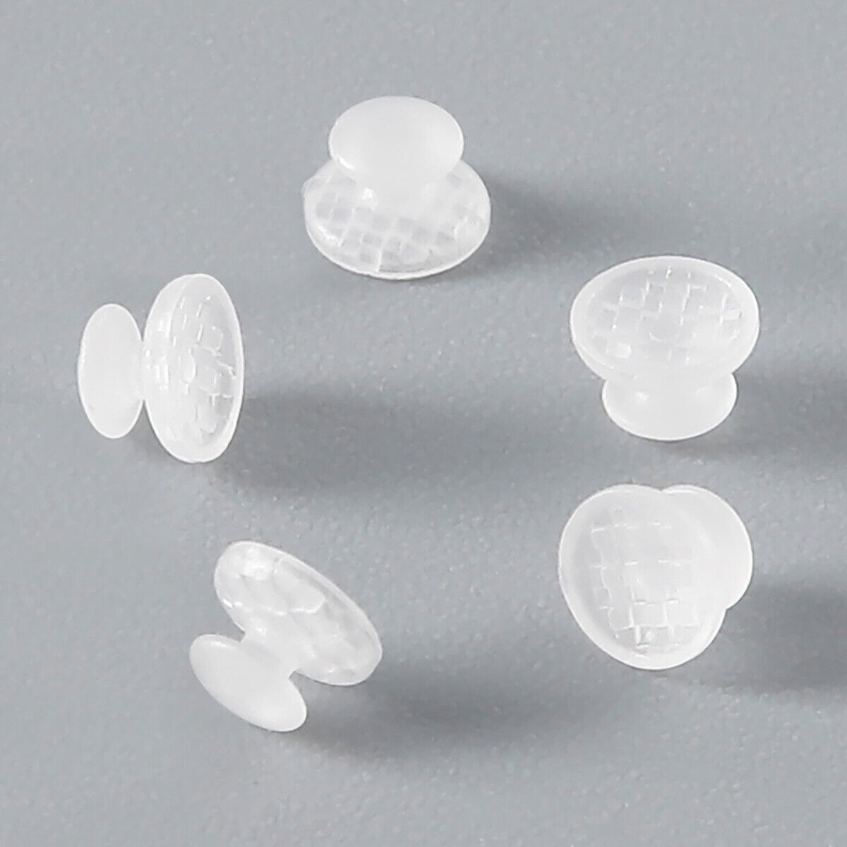 Dental Ortho Clear Ceramic Lingual Buttons Round/Round with Hook/Rectangular