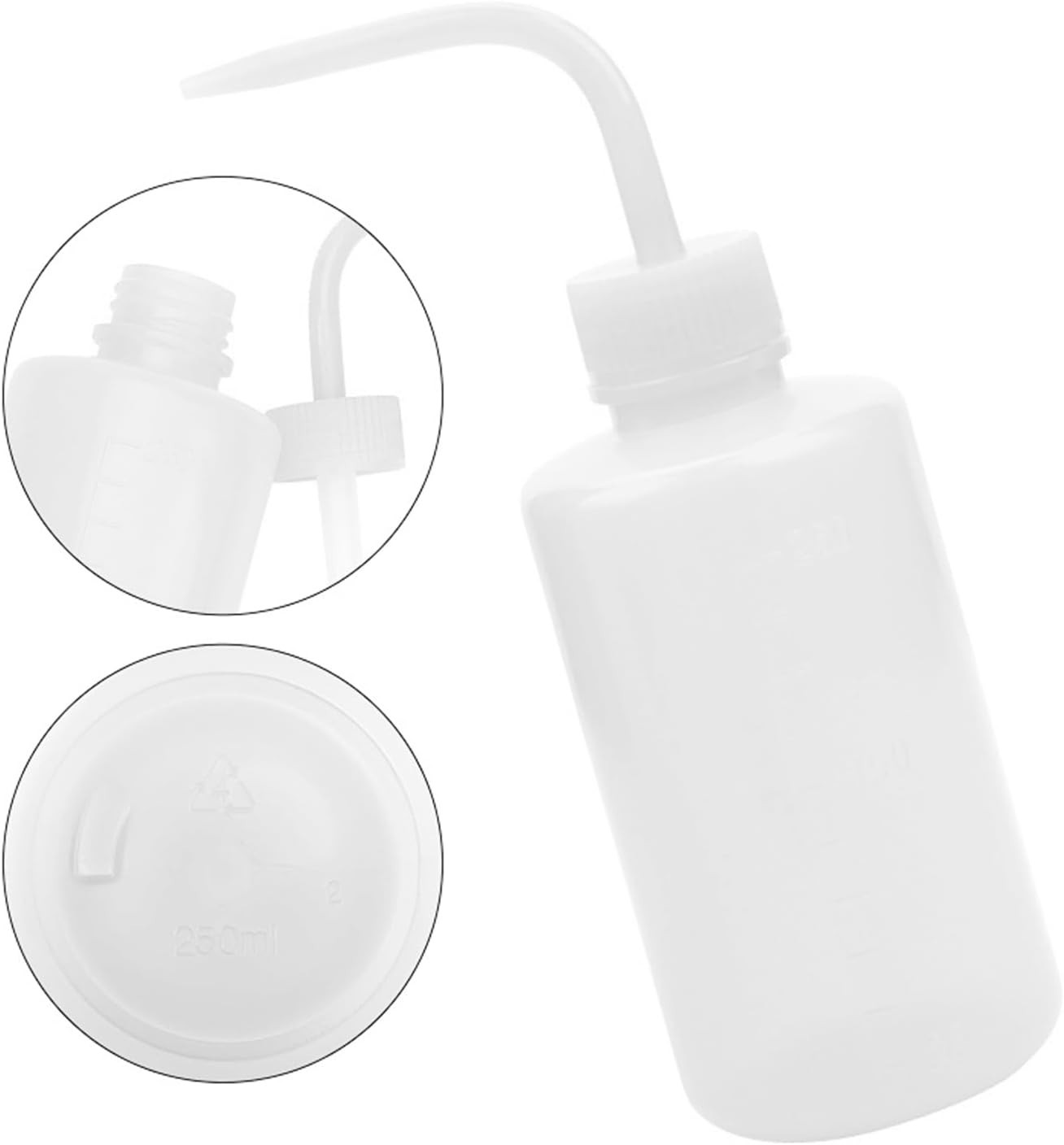 Durable 4-Pack 8oz Lab Wash Bottles – Leak-Proof & BPA Free with Scale Markings