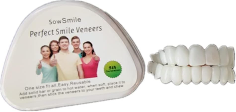 New Silicone Gel Smile Upper and Lower Cosmetic Teeth Tooth Cover Perfect Smile
