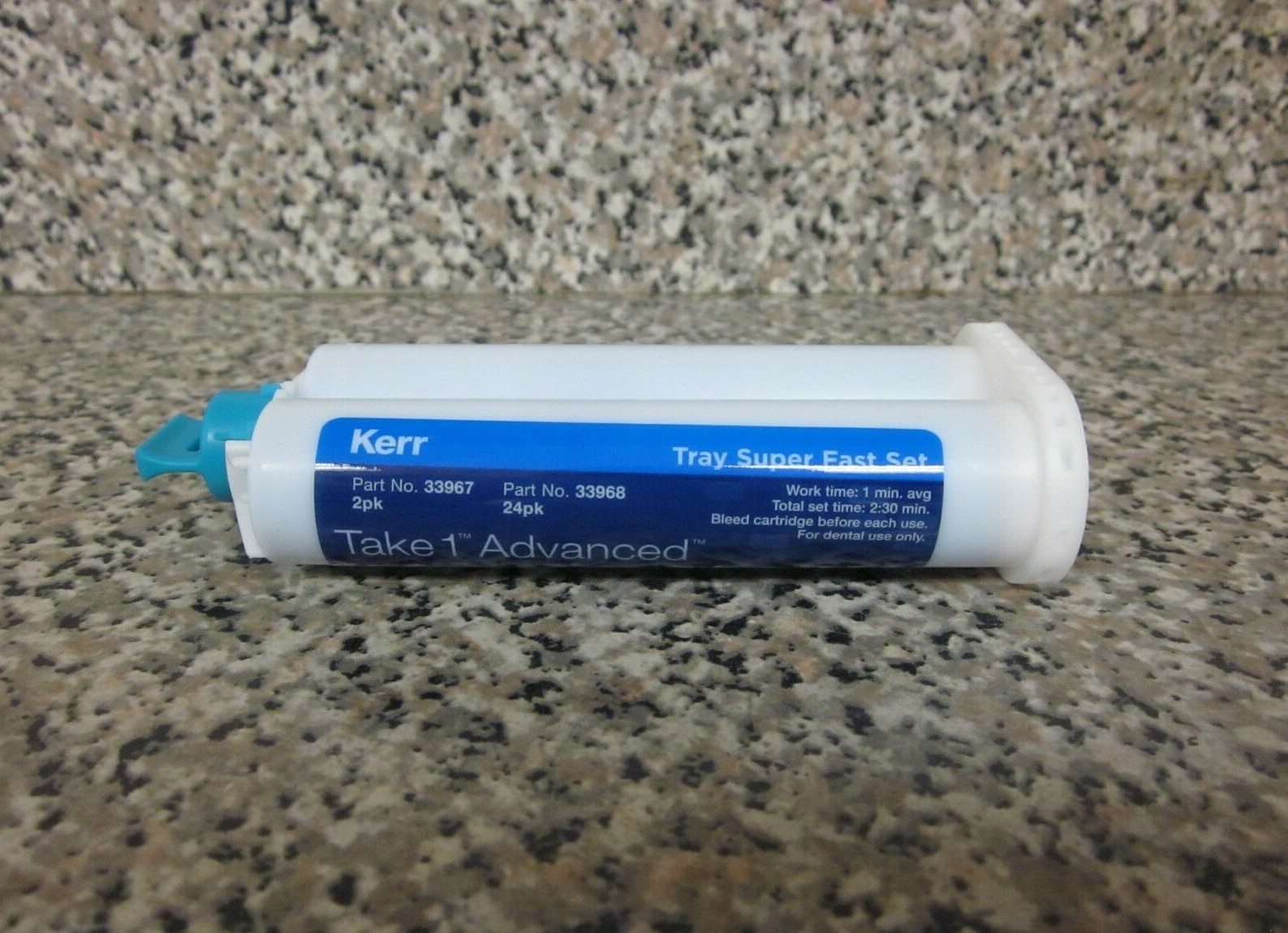 New Kerr Take 1 Advanced Dark Blue Tray Fast Set VPS Impression Material Refill