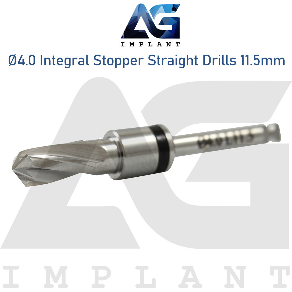 Ø4.0 Integral Stopper Straight Drill External Irrigation Dental Tool Dentistry