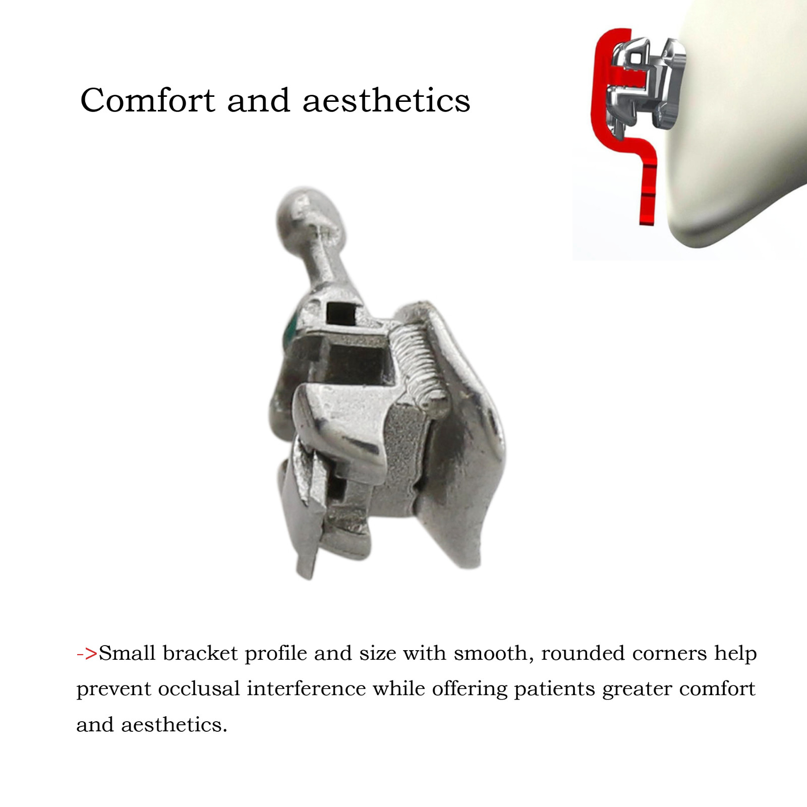 Dental Orthodontic Brackets Braces Mini Standard Roth MBT.022 Damon Q Empower