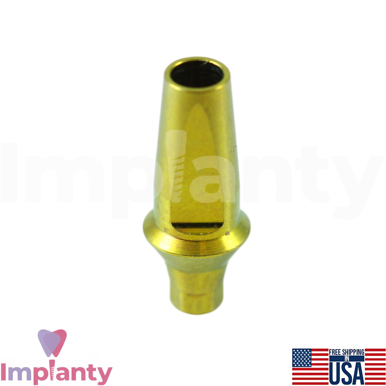Esthetic Titanium Snap-On Transfer Dental Prosthetic Conical NP Active Hex