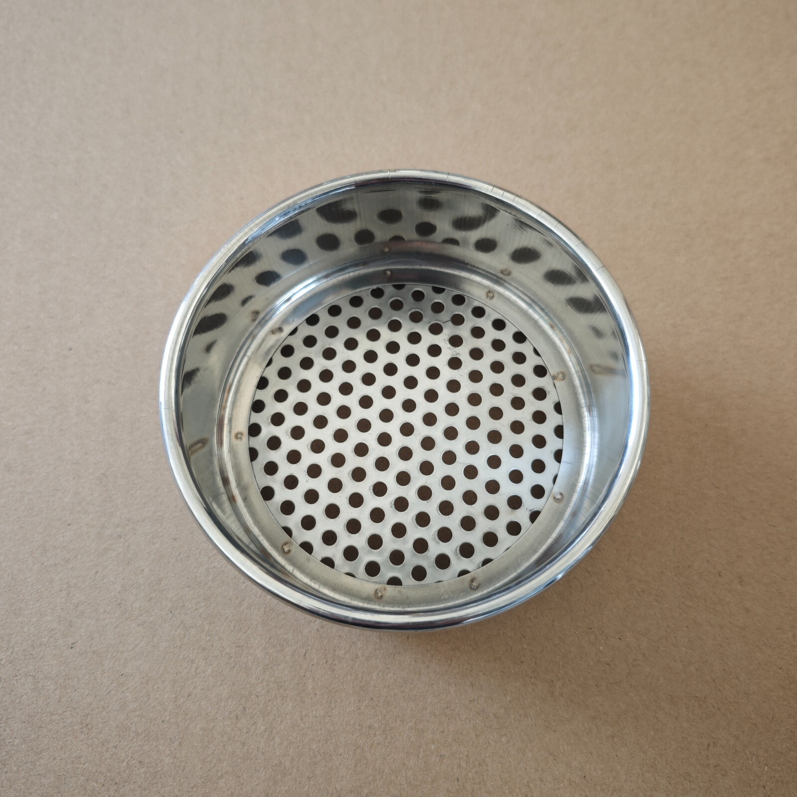 4in Round Hole Integrated Lab Test Sieve Dia 10cm Stainless Metal Filter