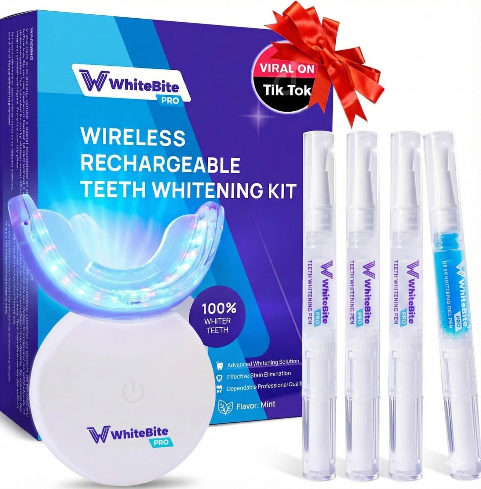 Whitebite Pro Teeth Whitening Kit for Sensitive 0.4 Fl Oz (Pack of 1), White