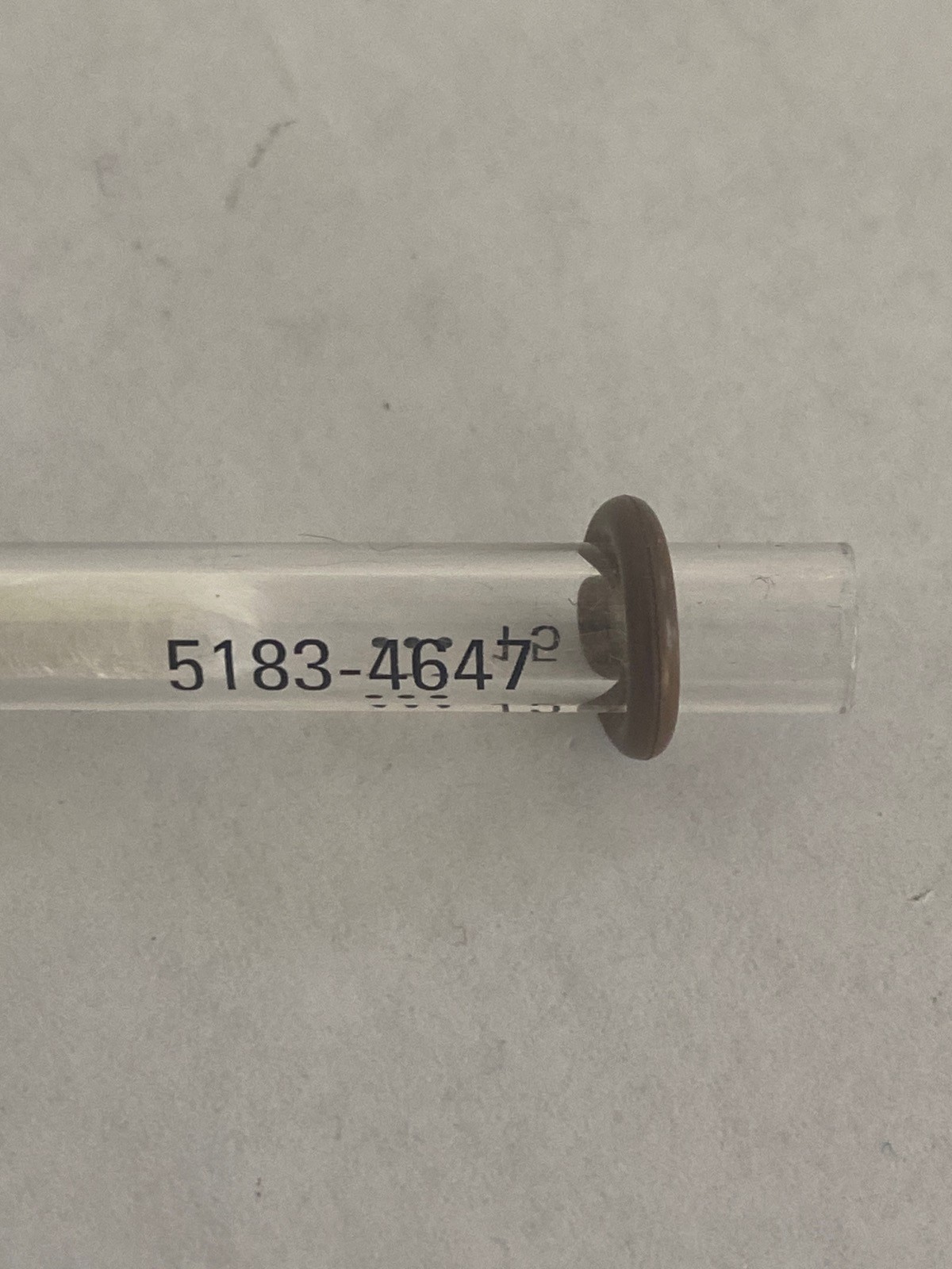 AGILENT Gas Chromatography Split Inlet Liner 4mm ID 78.5mm L 870uL 5183-4647