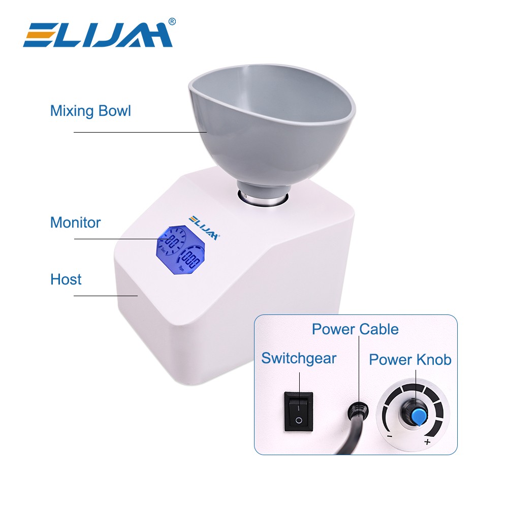 Dental Impression Alginate Mixer 300rpm Dental Printing Material Gypsum Blender