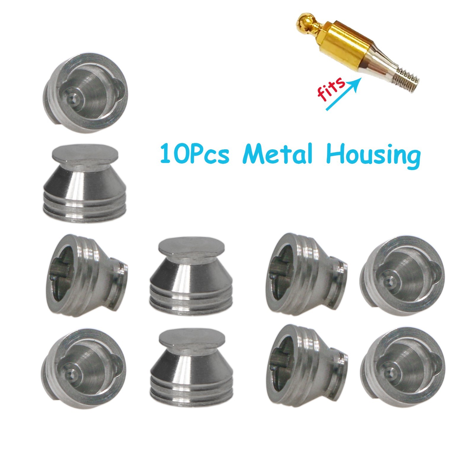 Dental Fit Hiossen/Osstem Implants Compatible Ball Abutment O-Ring Retention Cap