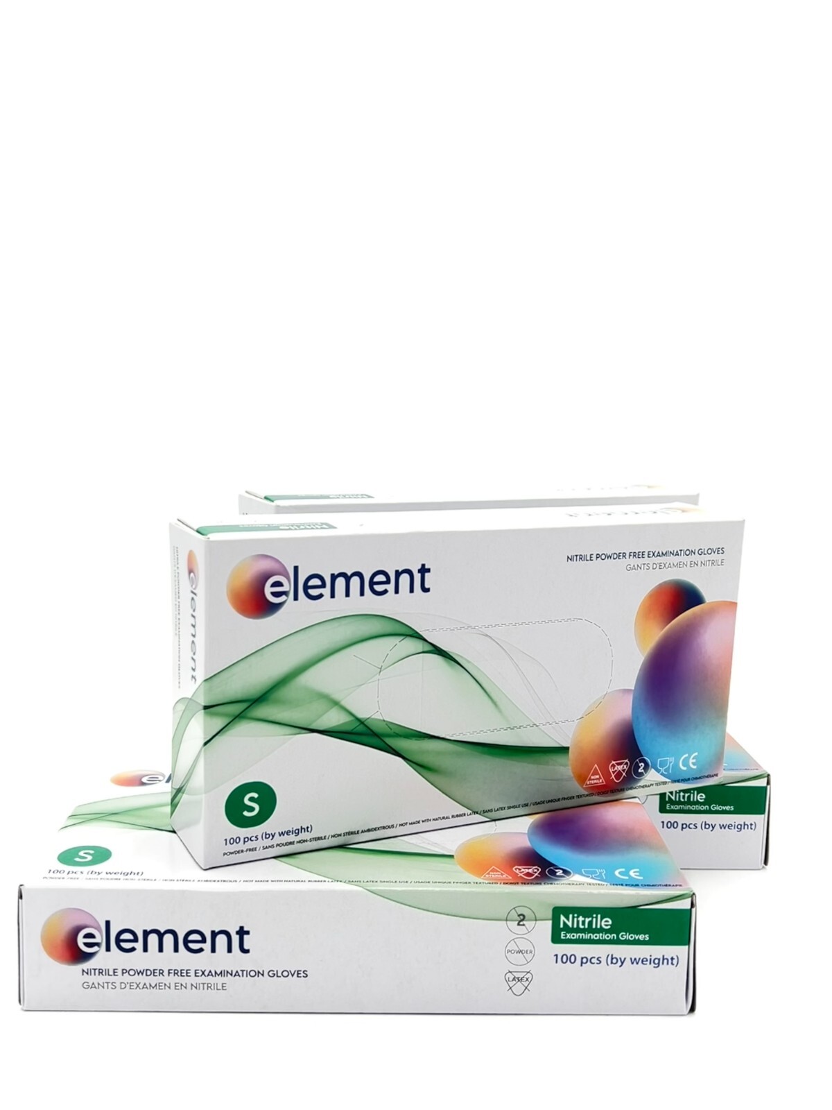 Disposable Exam Gloves Nitrile 4 Mil Powder & Latex Free (Element)