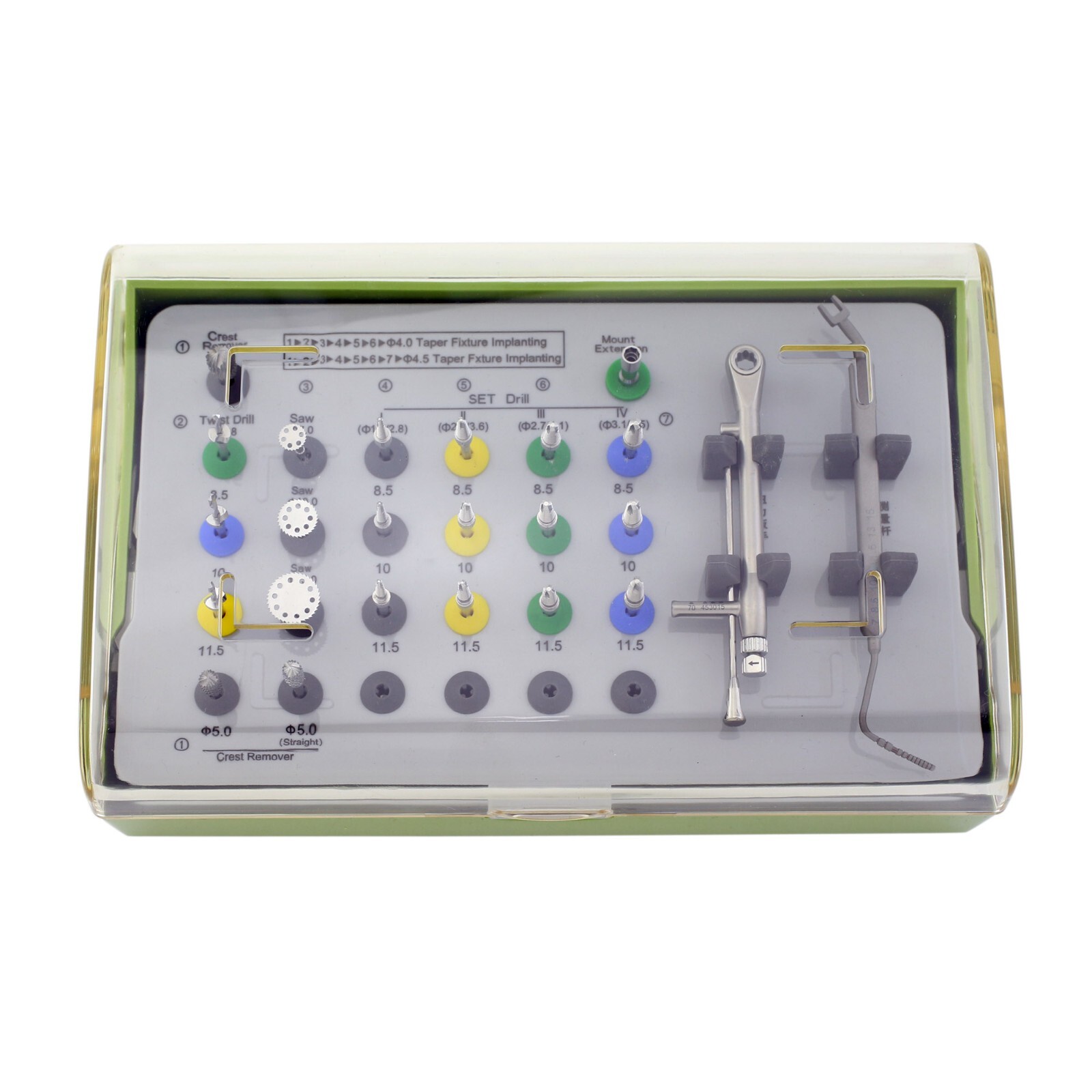 Implant ESSET Kit Easy Split Expansion of the Narrow Ridge HIOSSEN OSSTEM Style