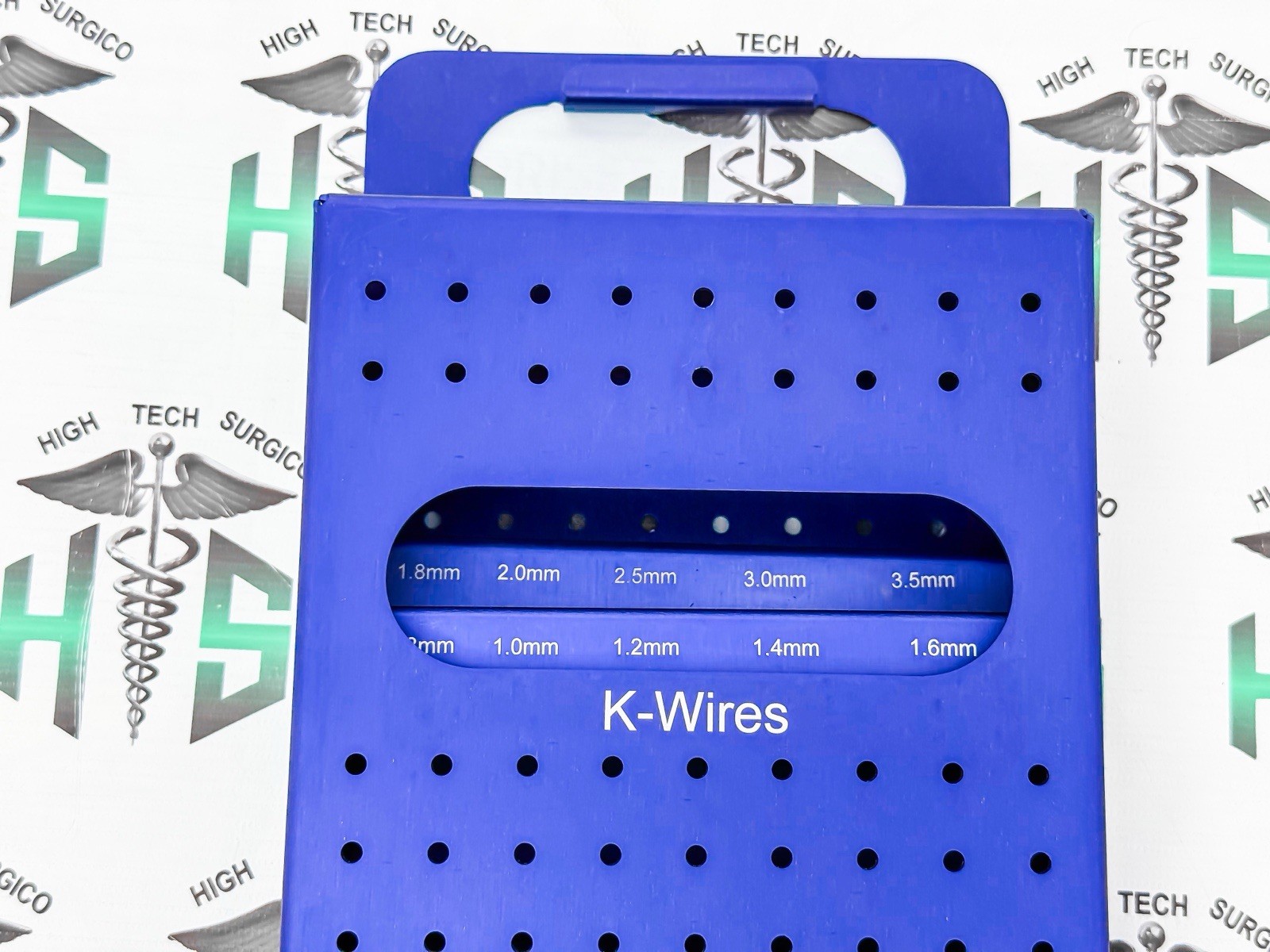 Empty Kirschner K-Wires Sterilization Box For 0.8mm To 4.0mm Wires High Quality