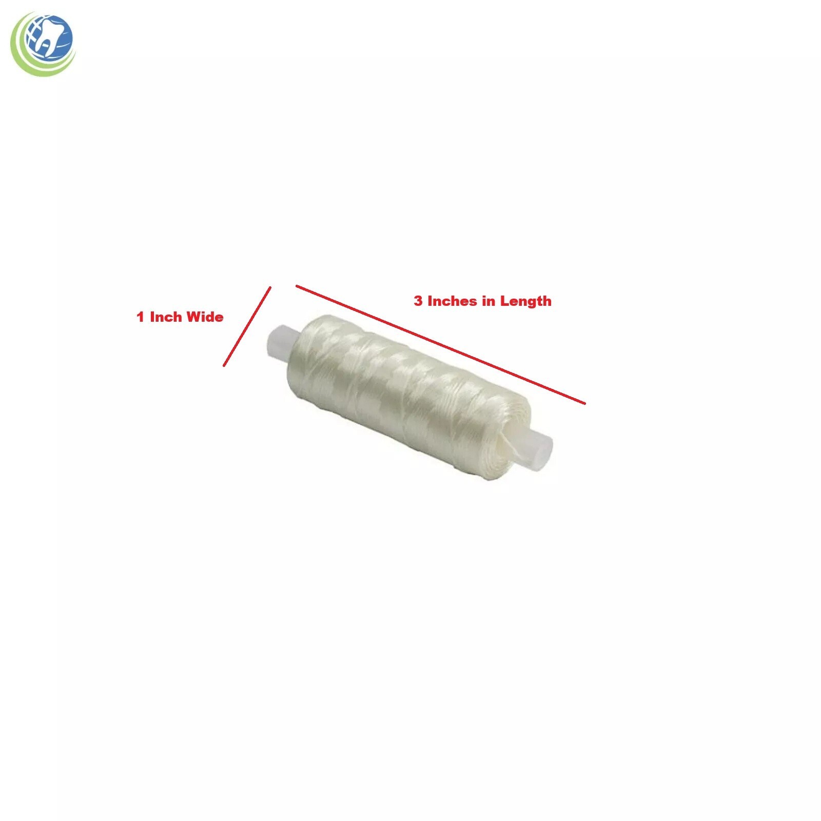 DENTAL PROFESSIONAL FLOSS DISPENSER & 2 WAXED MINT FLAVOR SPOOL REFILLS 200 YD.