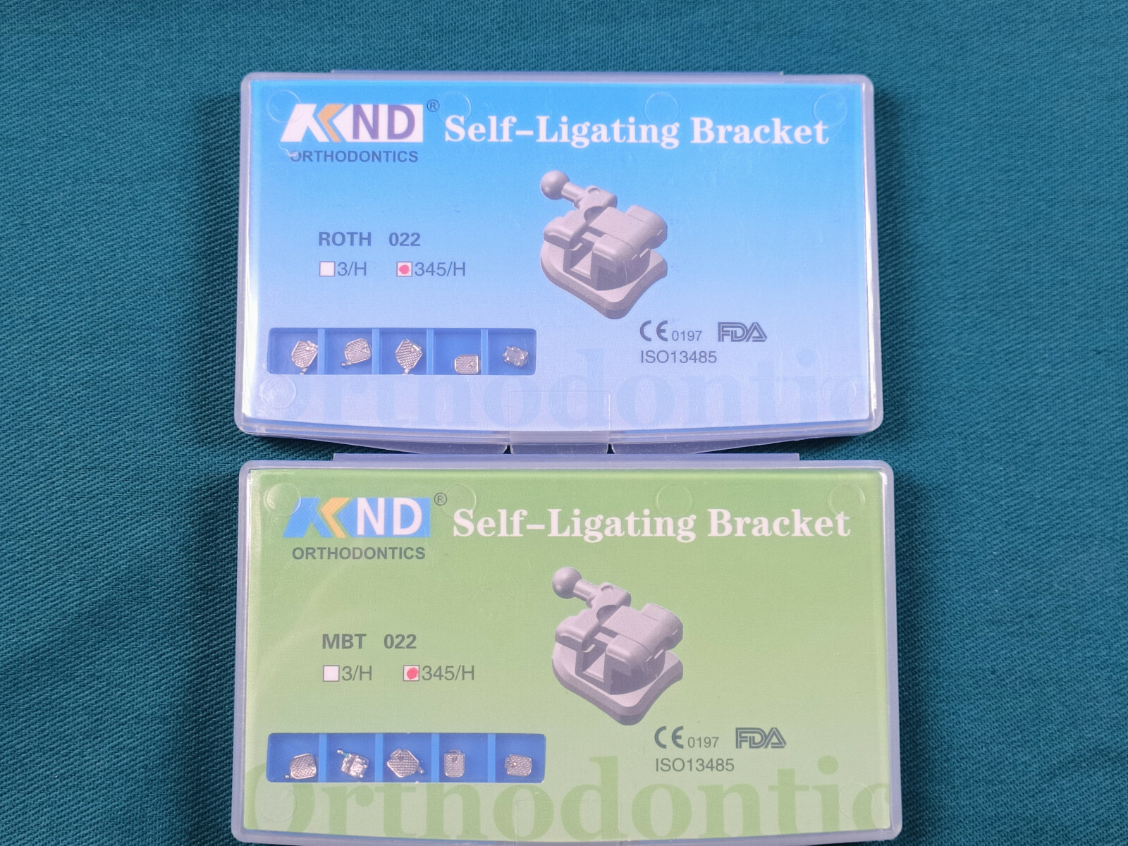Dental Orthodontic Self-Ligating Metal Brackets&Buccal Tube Roth/MBT 022 3/345