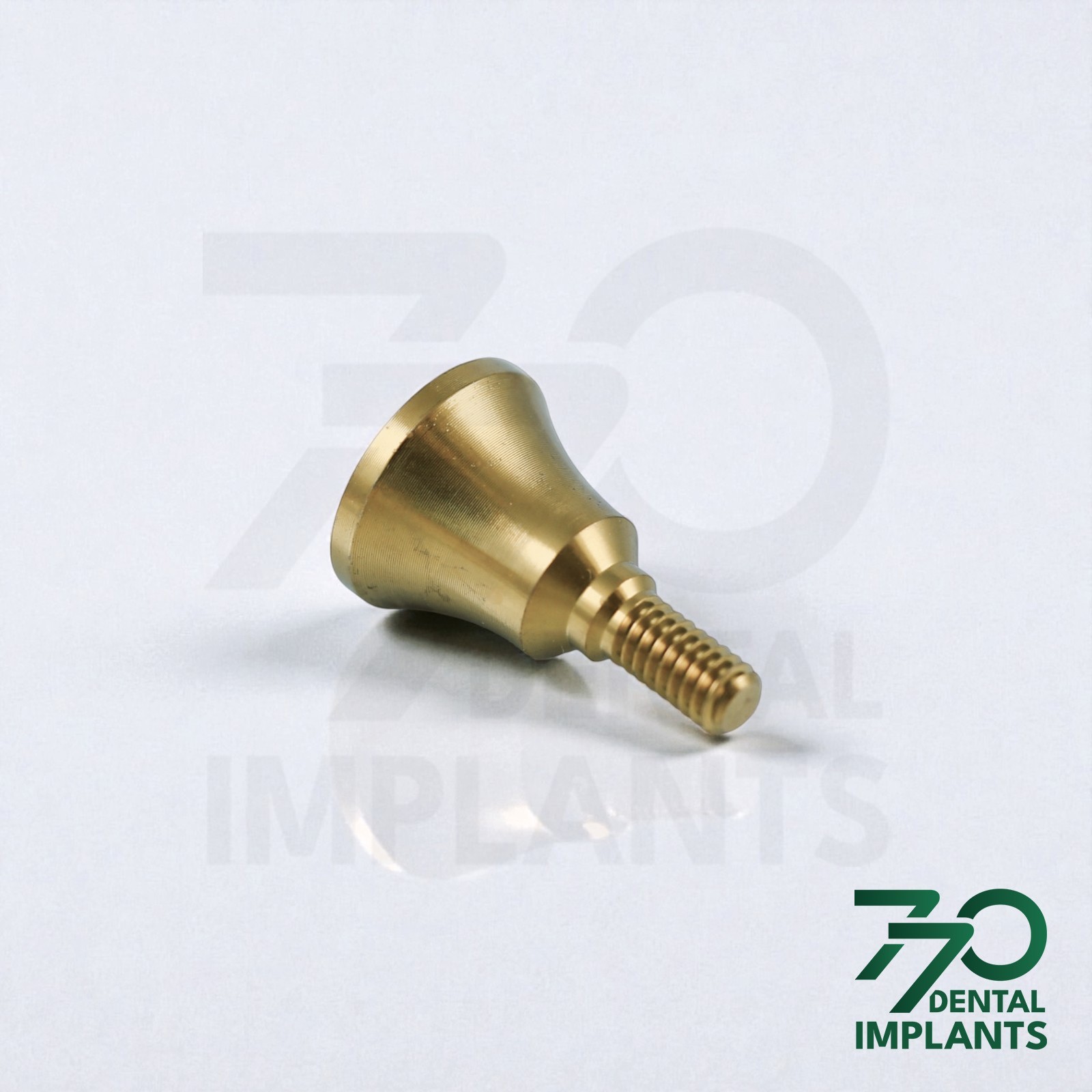 Lot 10 Titanium Concave Extra Wide Healing Abutment Ø6.3 Int Hex Connection 2.42