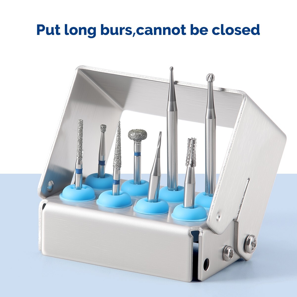 Dental Burs Holder Sterilizer Autoclave Box Disinfection Case 8Holes /30 Holes