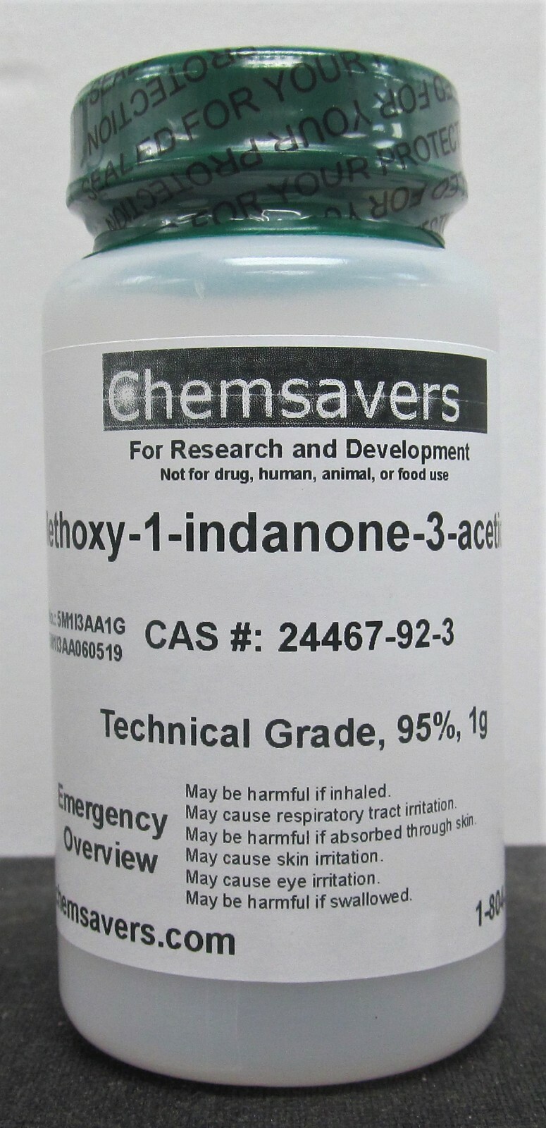 5-Methoxy-1-indanone-3-acetic Acid, Technical Grade, 95%, 1g