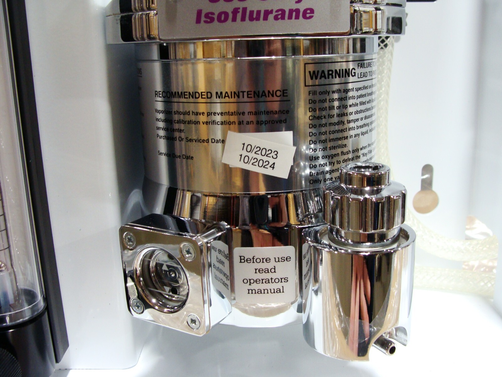 New E-Z Systems Euthanex EZ-108SA Single Rodent Isoflurane Anesthesia Machine