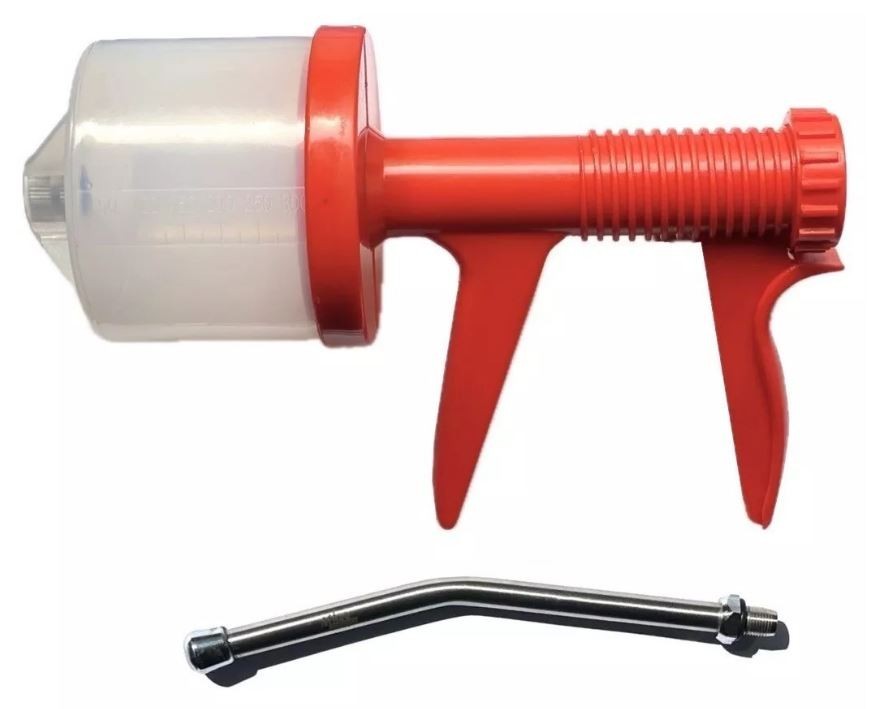 300ml Drench Gun Oral Syringe for Cattle Sheep Horse Livestock Veterinary Tool