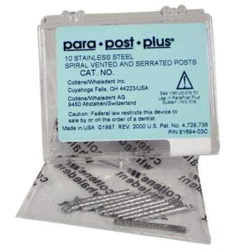 ParaPost Plus P244-4 yellow .040″ stainless steel post, 10 refill
