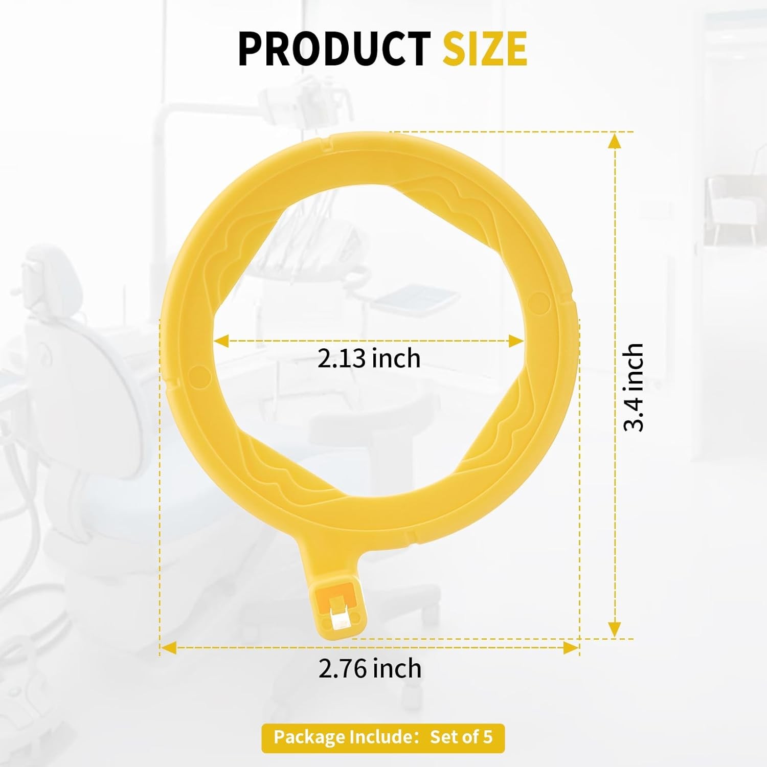 10pcs Dental Sensor Holder Dental X-Ray Positioning Aiming Dental X-Ray Ring Kit
