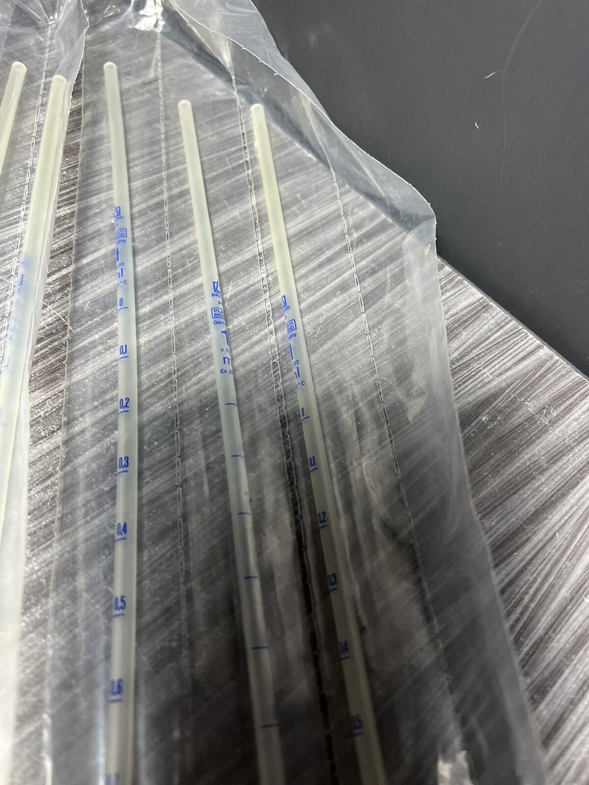 Plasti Brand Pipette Tips PP, Five 10ML 0.1 & Five 1ML 0.02 non sterile GERMANY