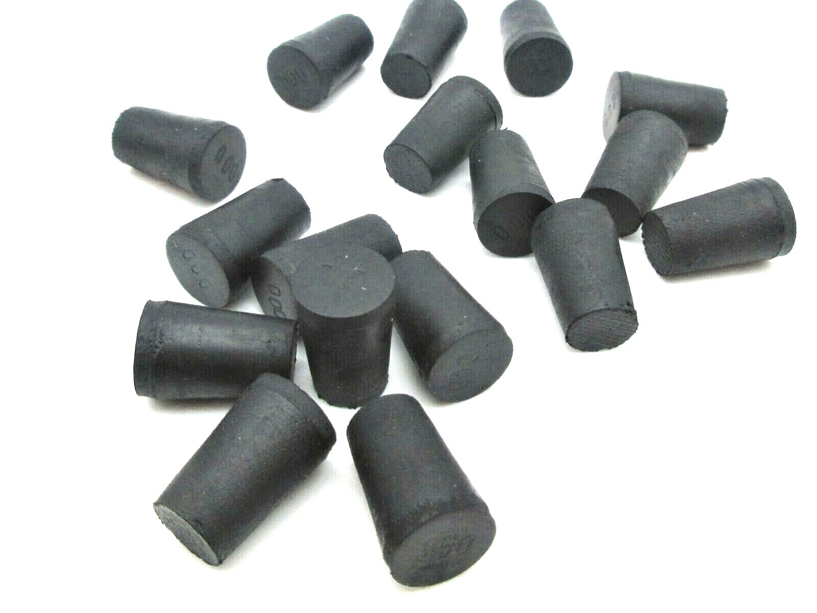 Solid Tapered Rubber Stoppers Fits 3/8″ to 7/16″ Holes Various Pack Sizes