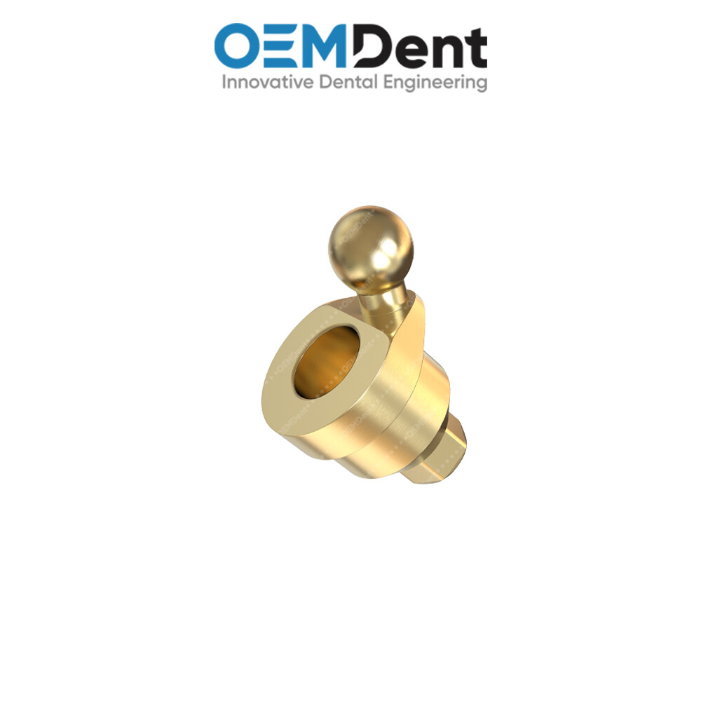 Angulated 30° Ball Attachment – MIS Seven® Int Hex 2.42mm Compatible