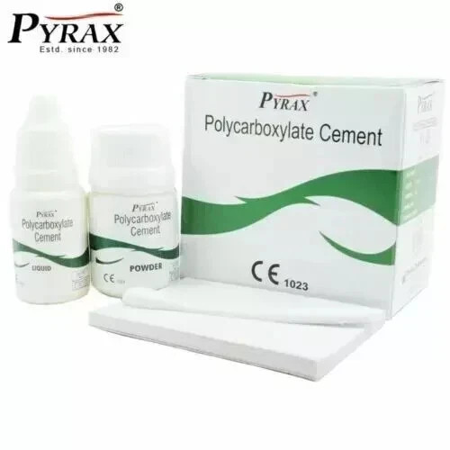 PYRAX Polycarboxylate Cement for luting Crown & Bridge Pack Of 2