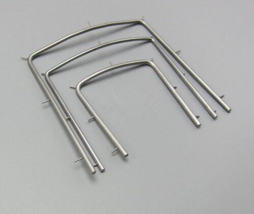 Dental Rubber Dam Frames Hager Bracket Stainless Steel Sheet Frame Instruments