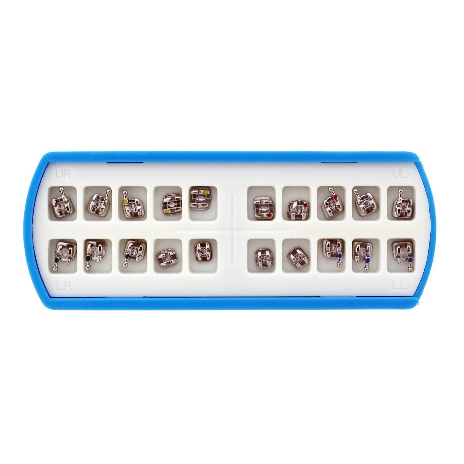 Creative Dental Orthodontic Brackets Braces Metal Mini MBT 022 345 Hooks 10 Kits