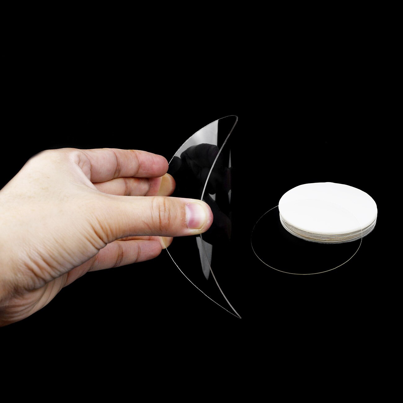 Dental Thermoforming Material Round Hard Vacuum Forming Sheet Splint 0.8mm USA