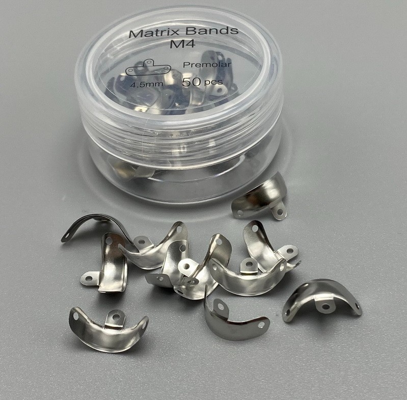 Dental Sectional Contoured System Matrix Bands M4 Metal Matrices Refill