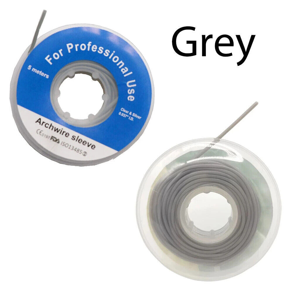 Dental Ortho Arch Wire Protective Tube Archwire Sleeve Elastic 0.030 inch 5M