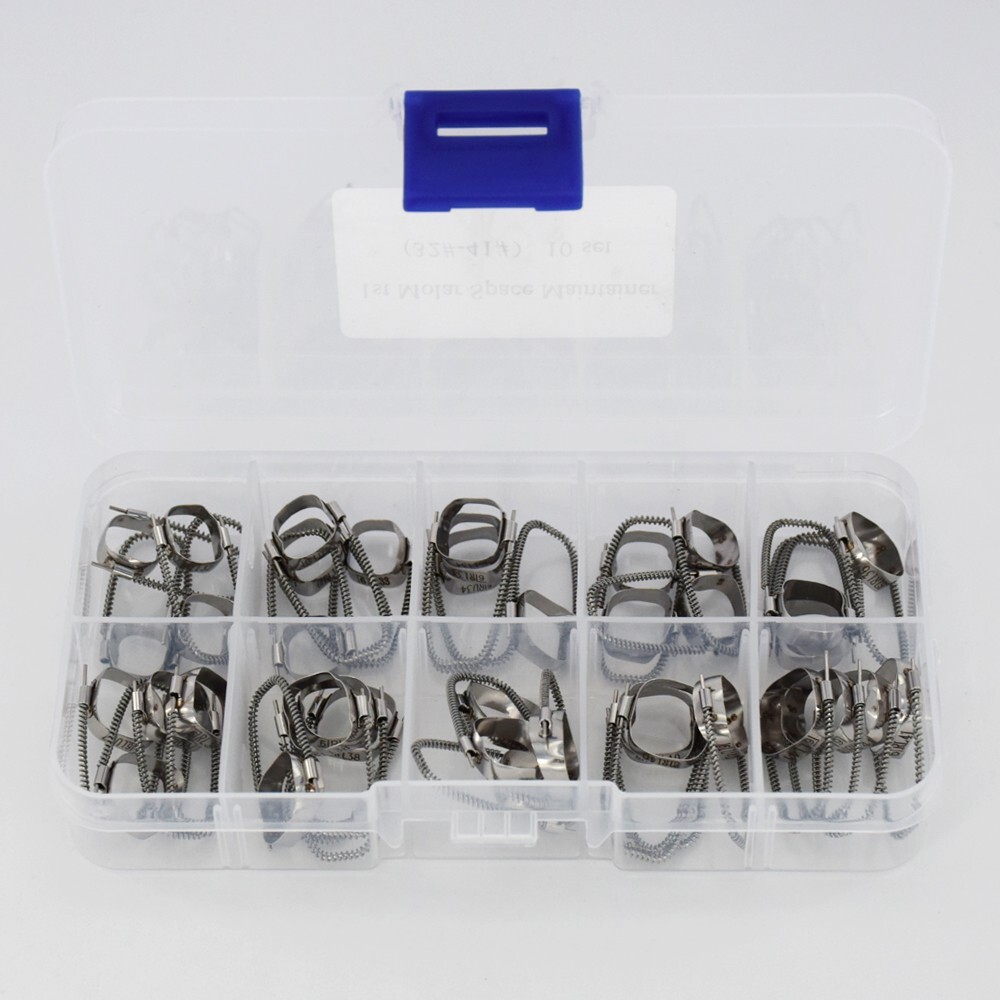 Dental Teeth Braces Brackets Preformed Space Maintainer Retainer 1ST Molar Bands