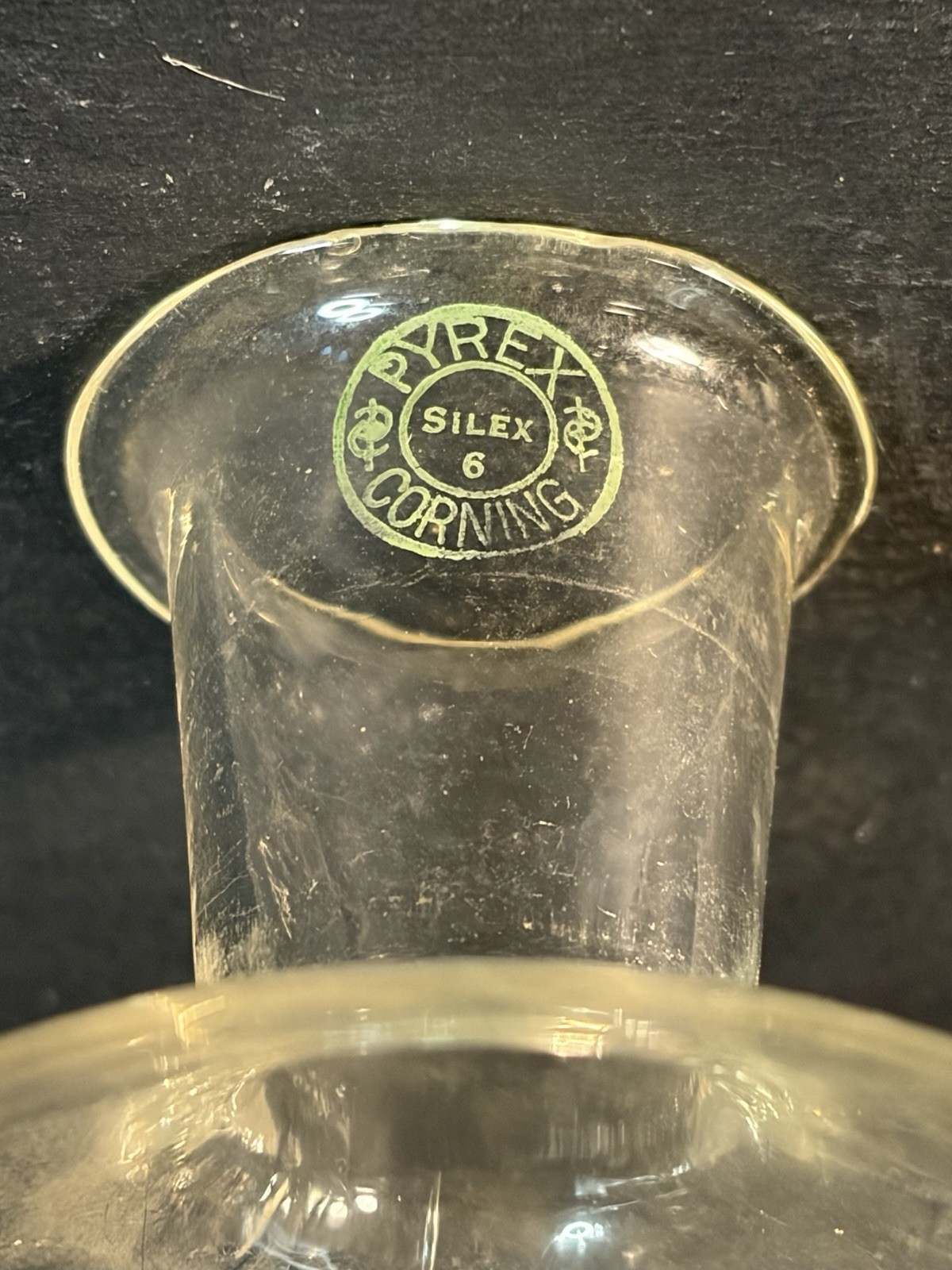 Pyrex Corning 6.5” Round Bottom Flask Silex 6