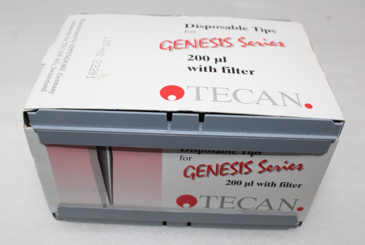 NEW TECAN 612-511 200uL DISPOSABLE TIPS GENESIS SERIES 2X96PCS 22201 EXPIERD