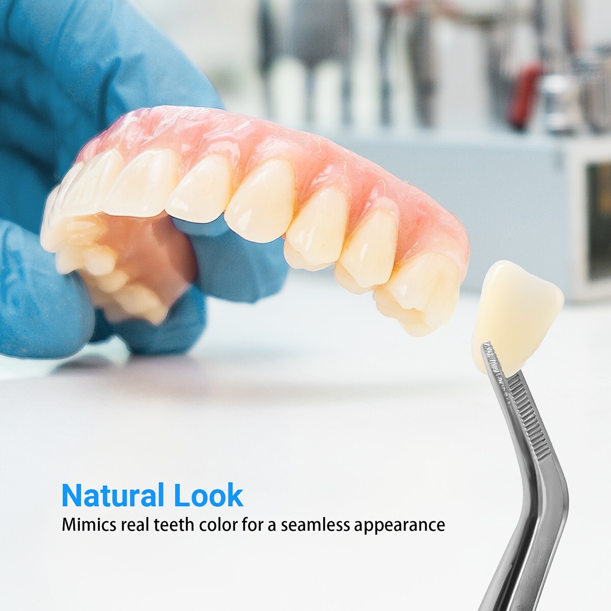Dental Temporary Porcelain Crown /Teeth Veneers Thin Whitening Resin Anterior