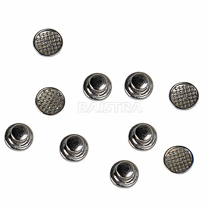 Dental Orthodontic Lingual Button Bondable Round Rectangular Base Mesh With Hook