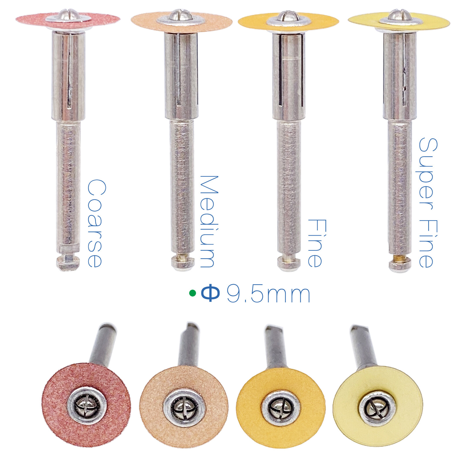 Dental Sof-Lex contouring polishing 2381 Pop-On discs 0.37″ 9.5mm or Mandrel