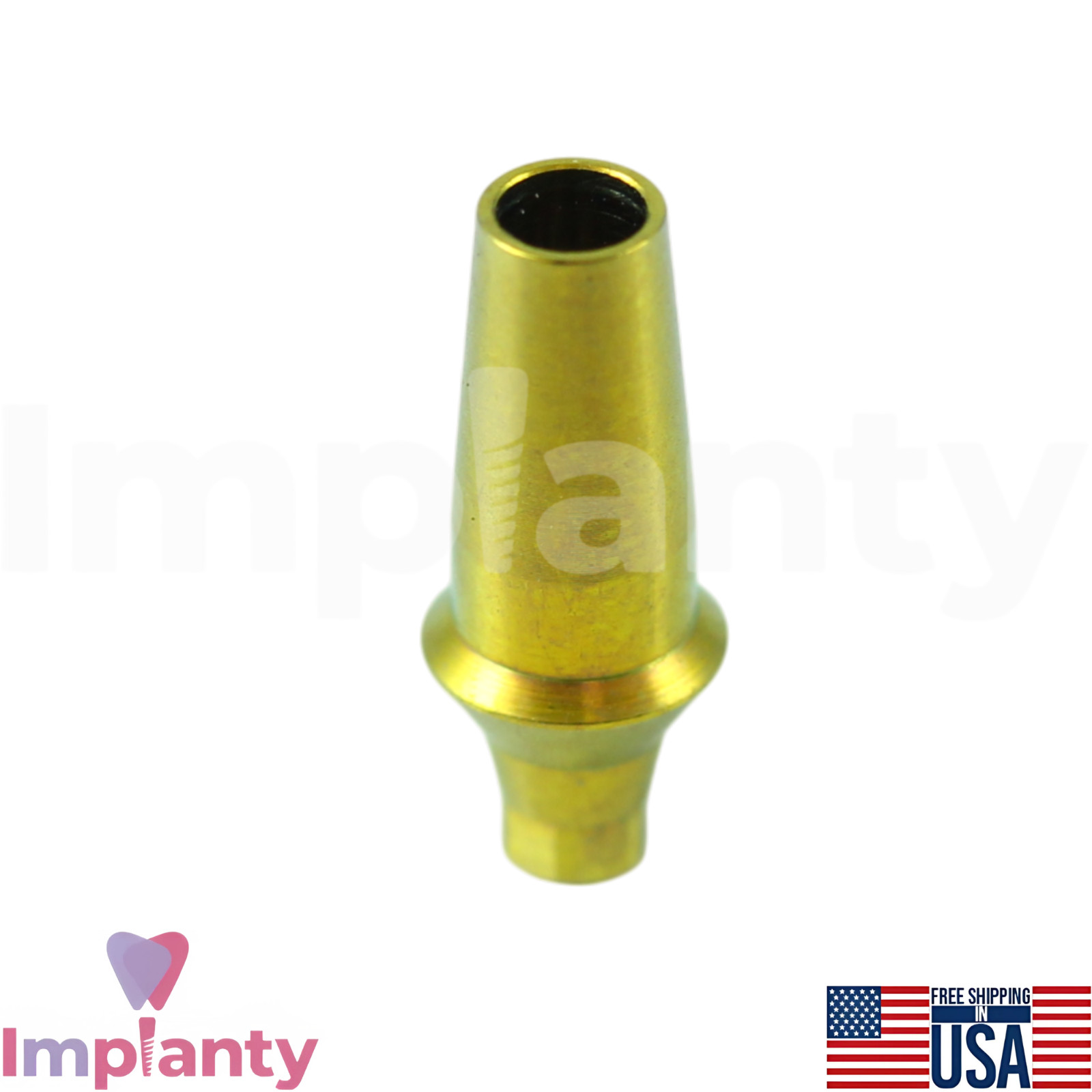 Esthetic Titanium Snap-On Transfer Dental Prosthetic Conical NP Active Hex
