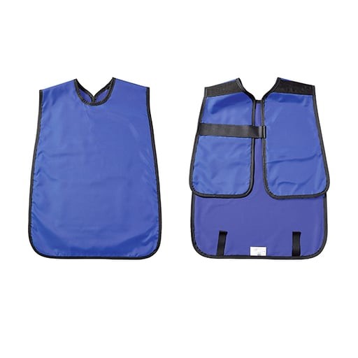 Flow 75061-20 Lead Panoramic Apron W/O Collar Adult 24″ X 27″ Royal Blue 0.3mm