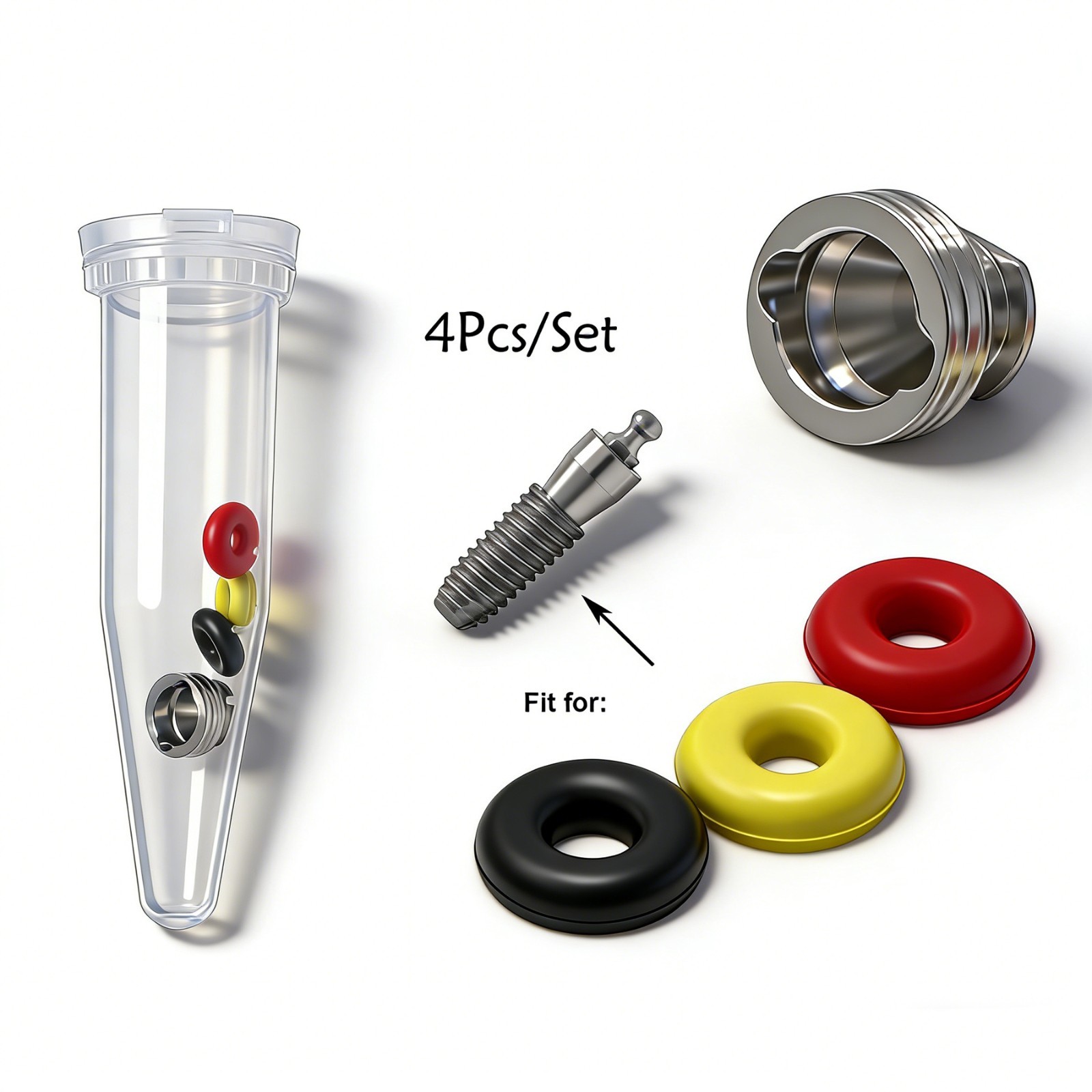 Implant Hiossen/osstem Ball Abutment O-ring Processing Retention Cap For Dental