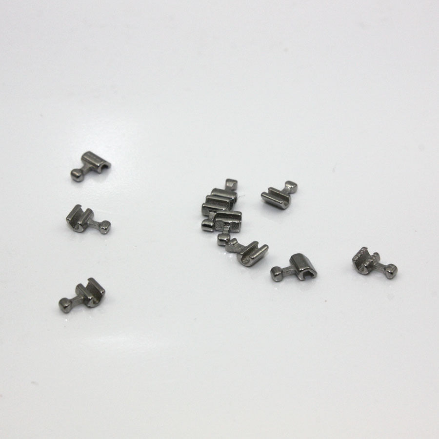1 Pack 10 Pcs Dental Orthodontic Crimpable Hooks Short Type Stainless Steel