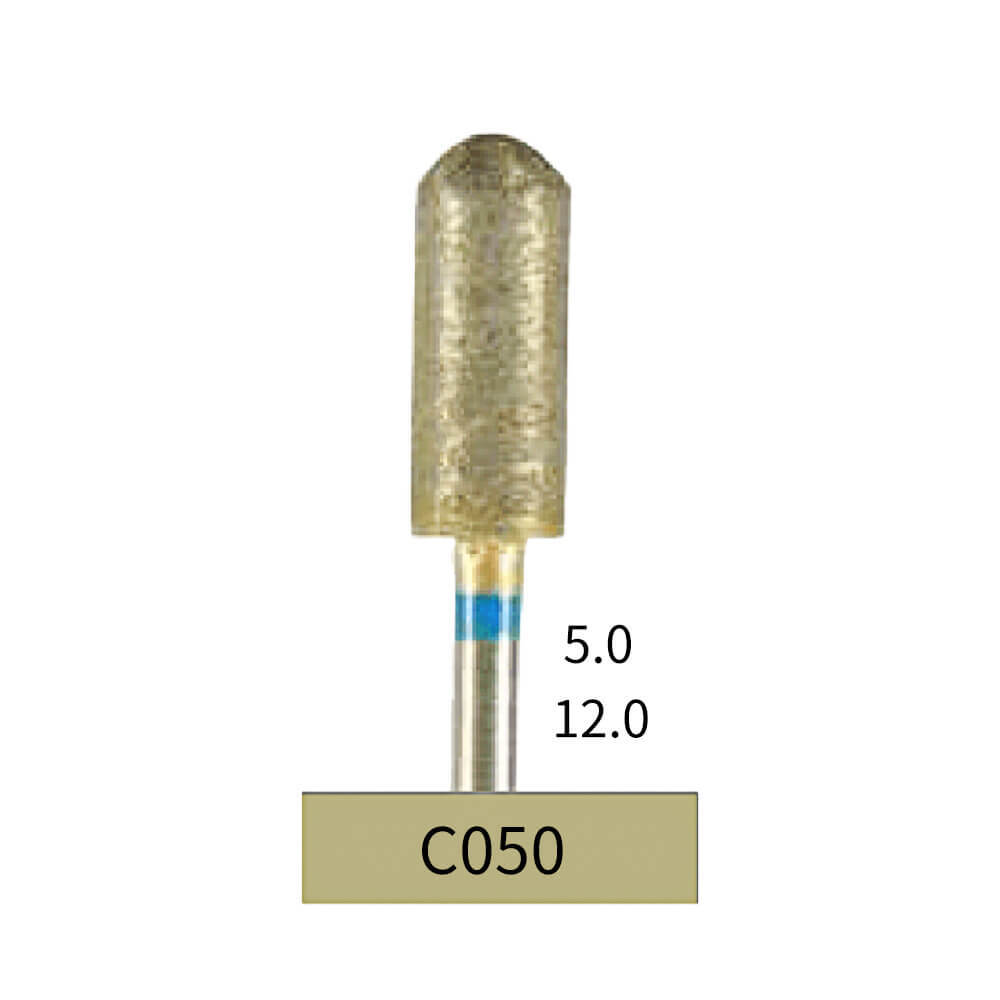 1-30×Dental Lab Full-Sintered Diamond.HP bur C050 Medium Grit For Metal
