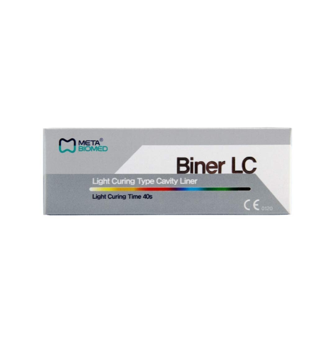 Meta Biomed Biner LC Light Curing Cavity Liner Radiopaque Fluoride Releasing