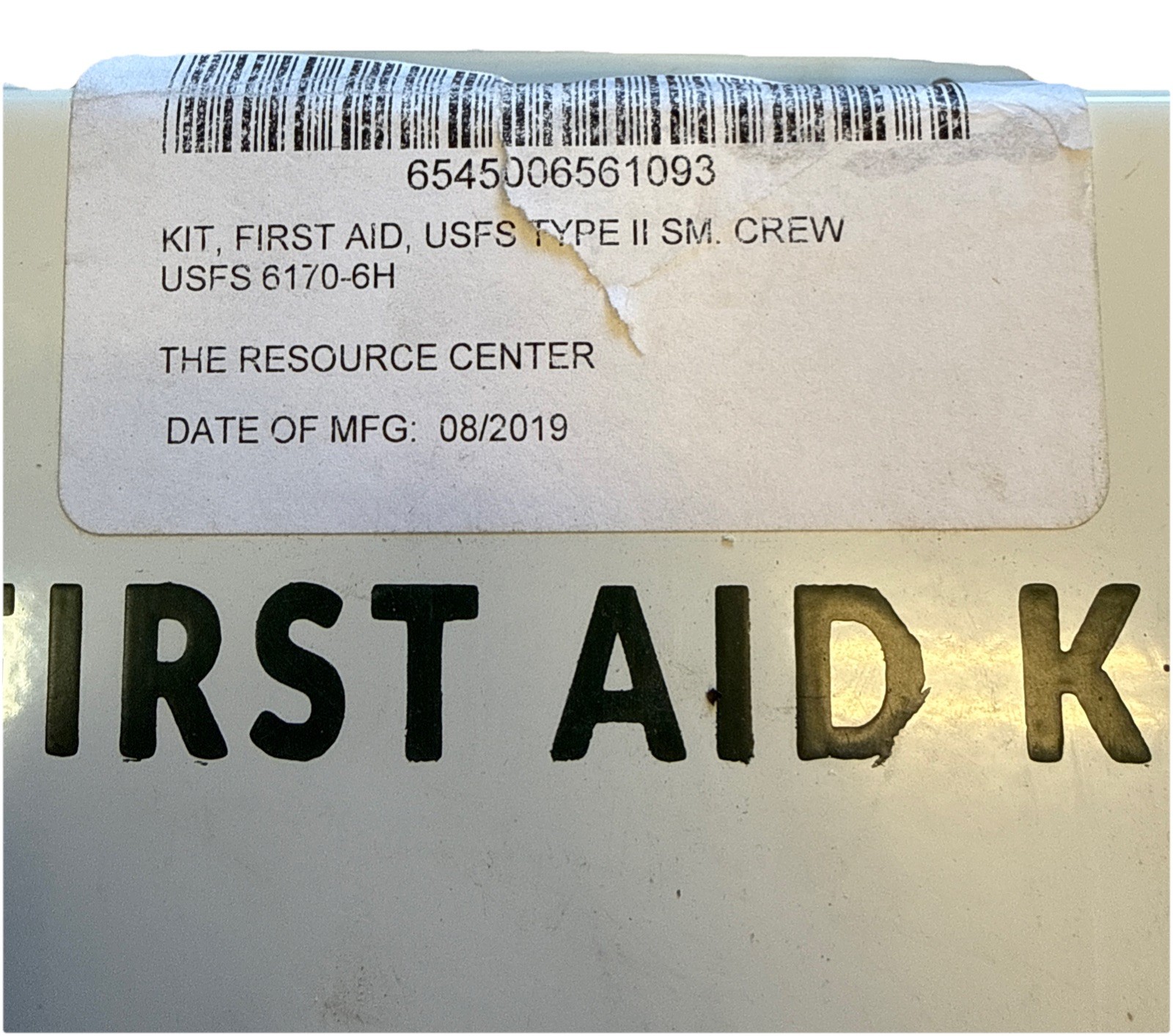 Rare! NOS USFS Type II First Aid Kit Forest Service Emergency Medical 08/19 FULL