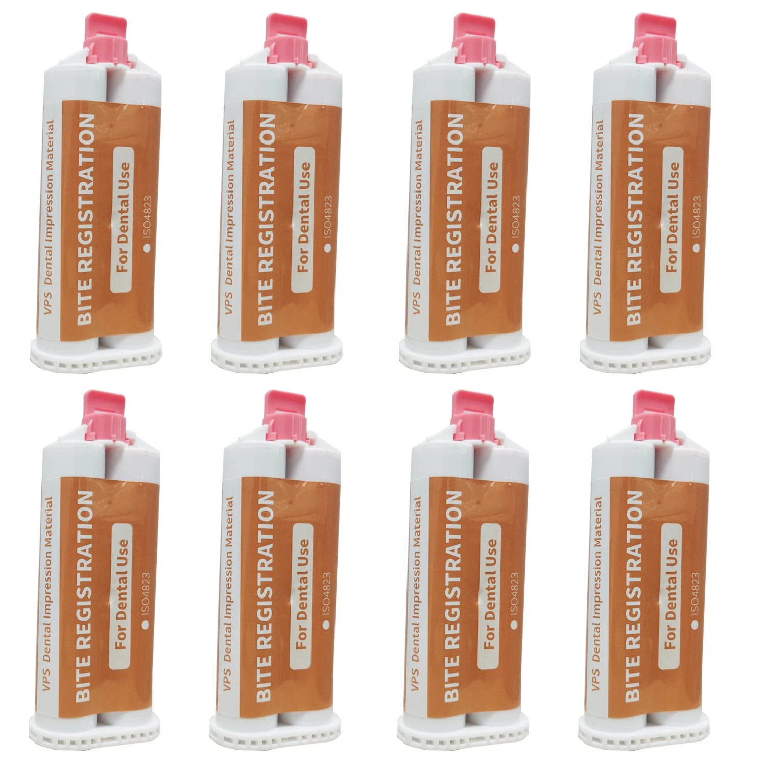 8pcs50ML Dental Impression Material VPS Bite Registration Material Unflavor Fast