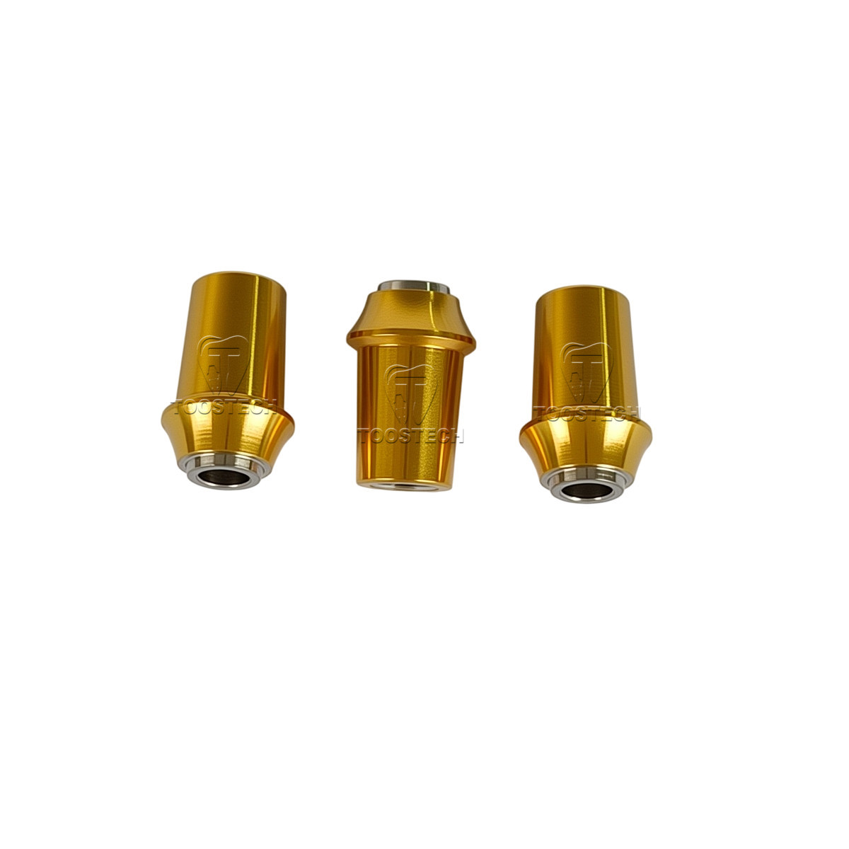 20pcs Titanium straight abutment Ti cemented abutment fits Nobel Biocare RP NP